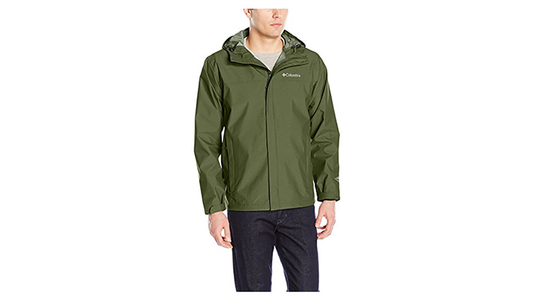 Qisc Unisex Rain Jacket Packable Outdoor Waterproof Hooded Pullover Raincoat 